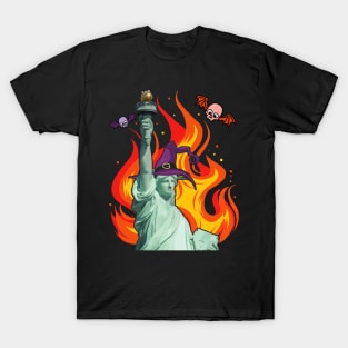 Evil Statue of Liberty T-Shirt